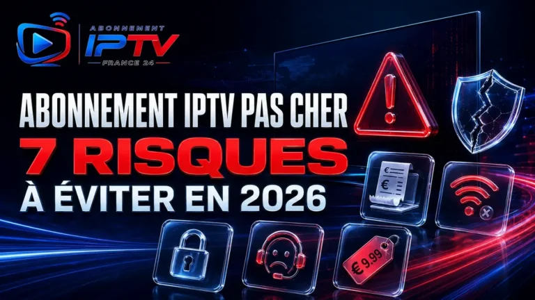 Abonnement IPTV pas cher : 7 risques à éviter en 2026