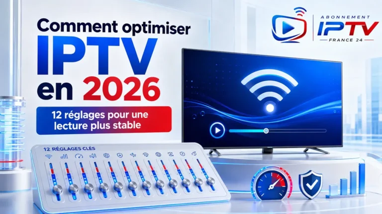 Comment optimiser IPTV en 2026 avec 12 réglages pour une lecture plus stable
