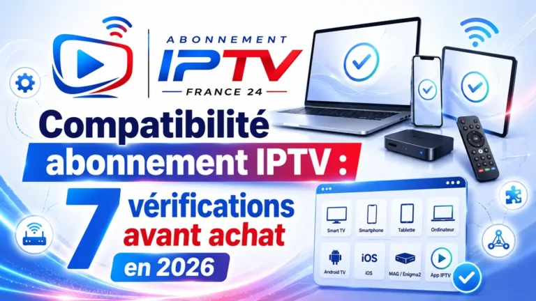 Compatibilité abonnement IPTV : 7 vérifications essentielles avant achat en 2026