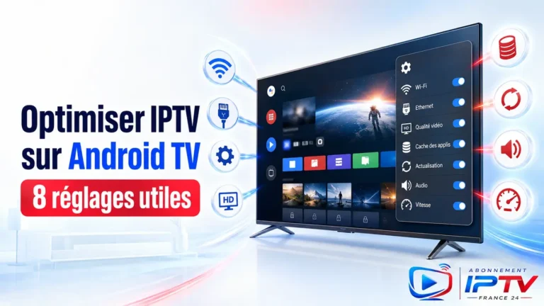 Optimiser IPTV sur Android TV avec 8 réglages utiles pour une lecture plus fluide