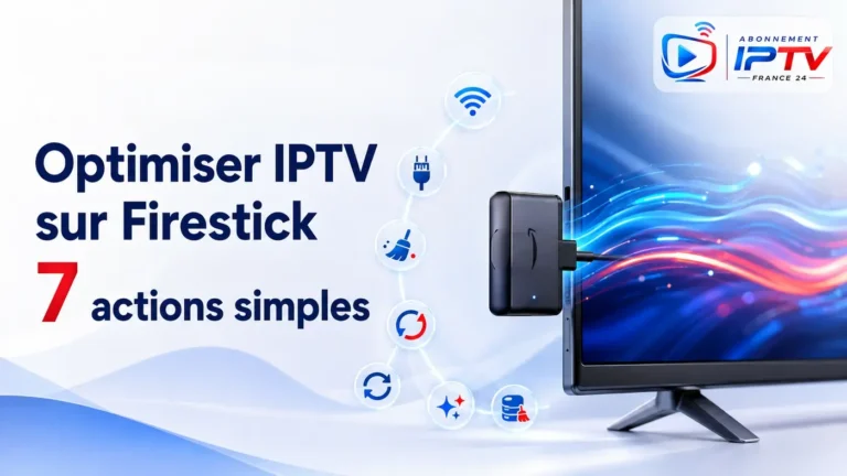 Optimiser IPTV sur Firestick avec 7 actions simples pour une lecture plus fluide