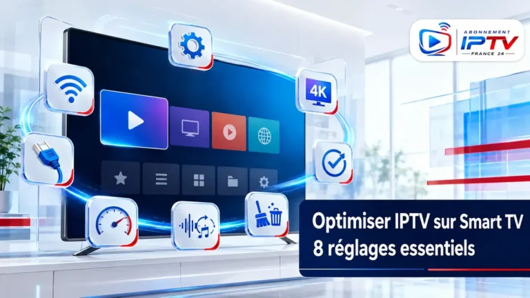Optimiser IPTV sur Smart TV avec 8 réglages essentiels pour une lecture plus fluide