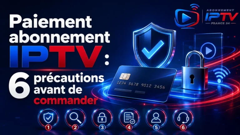 Paiement abonnement IPTV : 6 précautions avant de commander
