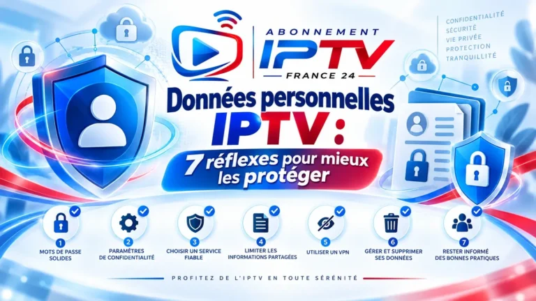 Données personnelles IPTV : 7 réflexes pour mieux les protéger