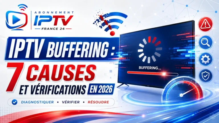 IPTV buffering : 7 causes et vérifications en 2026