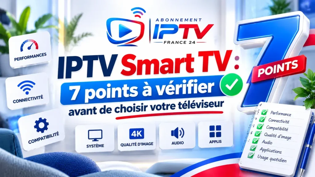IPTV Smart TV : 7 points à vérifier avant de choisir votre téléviseur
