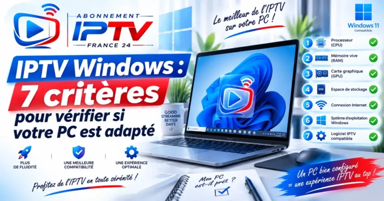 IPTV Windows : 7 critères pour vérifier si votre PC est adapté
