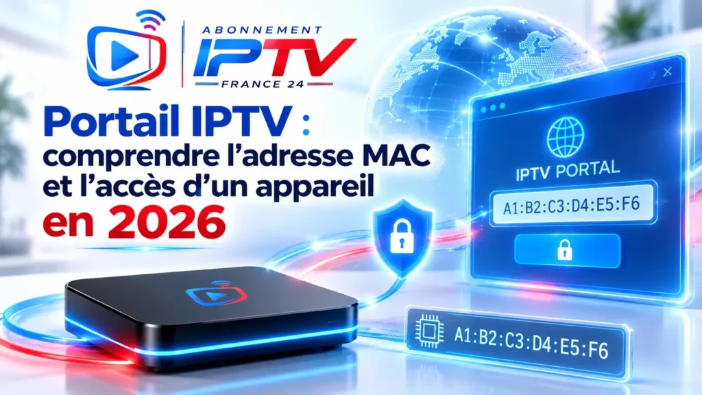 Portail IPTV : comprendre l’adresse MAC et l’accès d’un appareil en 2026