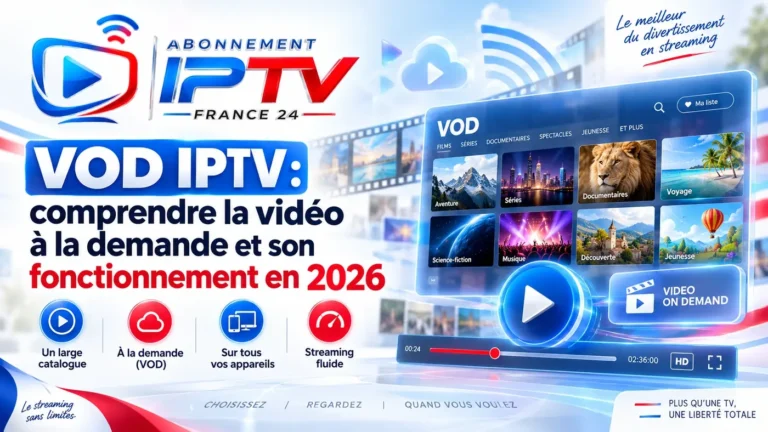 VOD IPTV : comprendre la vidéo à la demande et son fonctionnement en 2026